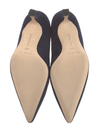 Manolo Blahnik Suede Pumps