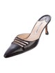 Manolo Blahnik Leather Mules