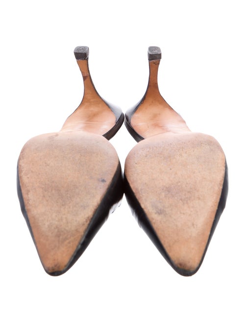 Manolo Blahnik Leather Mules