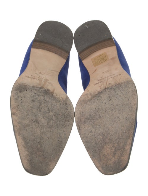 Manolo Blahnik Witney Suede Oxfords