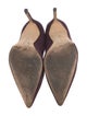 Manolo Blahnik Suede Pumps