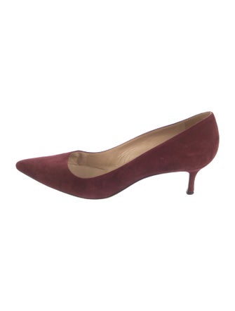 Manolo Blahnik Suede Pumps