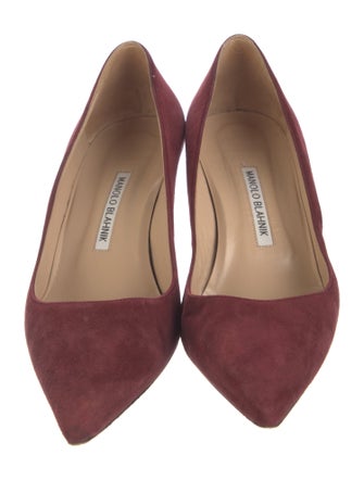 Manolo Blahnik Suede Pumps