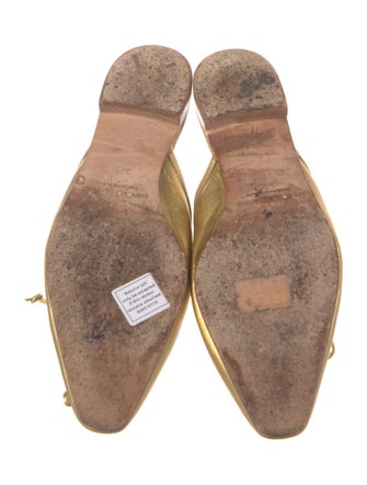 Manolo Blahnik Leather Mules