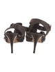 Manolo Blahnik Leather Gladiator Sandals