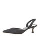 Manolo Blahnik Wool Slingback Pumps
