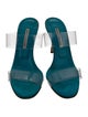Manolo Blahnik Scolto PVC Slides