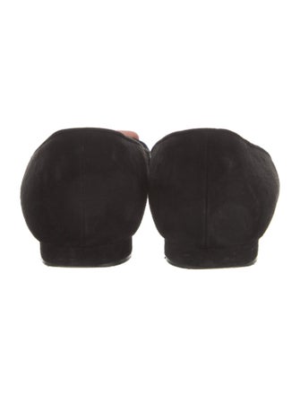 Manolo Blahnik Maysale Suede Flats