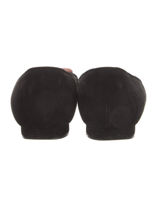 Manolo Blahnik Maysale Suede Flats