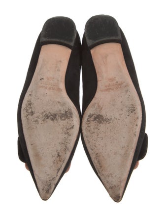Manolo Blahnik Maysale Suede Flats
