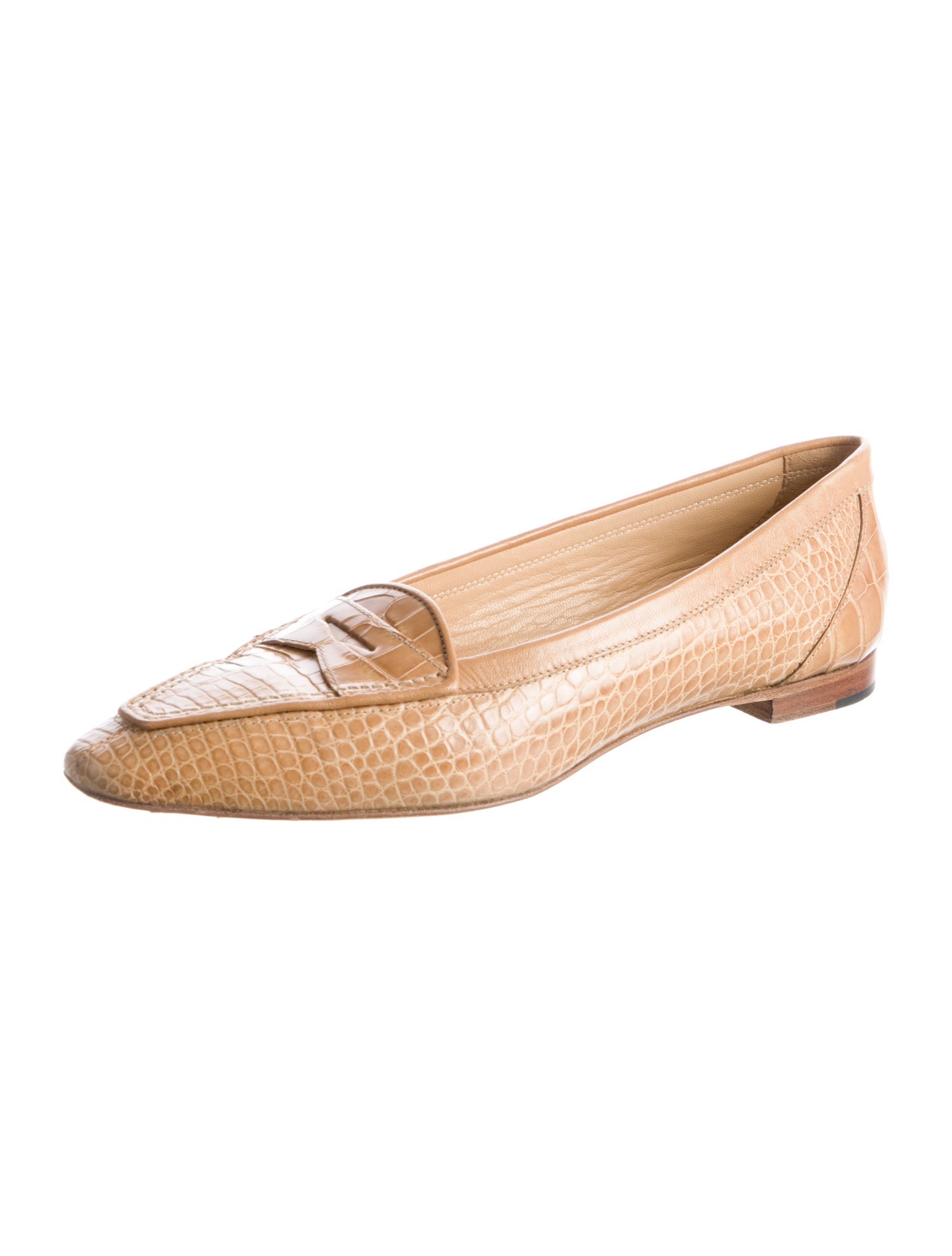 Manolo Blahnik Leather Loafers