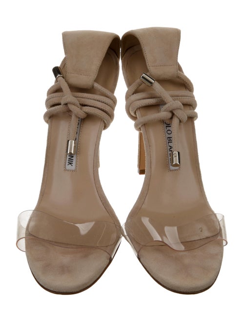 Manolo Blahnik Suede Sandals