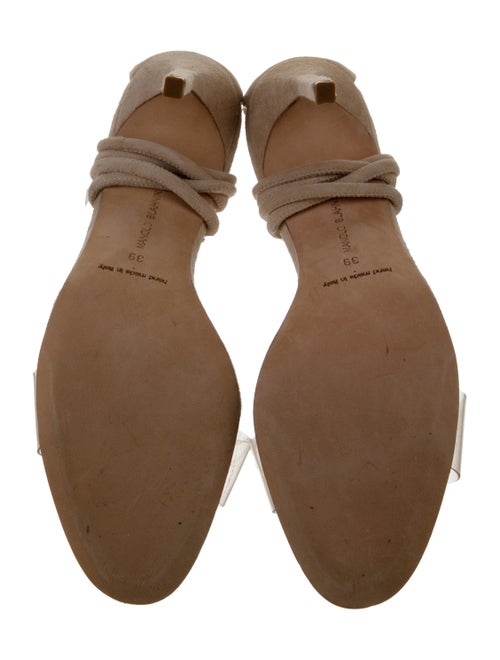 Manolo Blahnik Suede Sandals