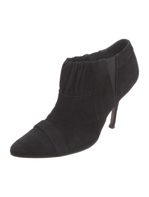 Manolo Blahnik Suede Mules