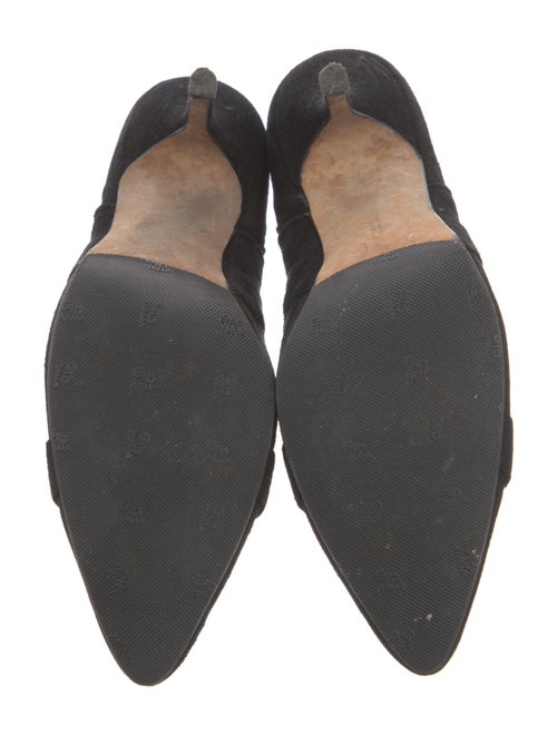 Manolo Blahnik Suede Mules