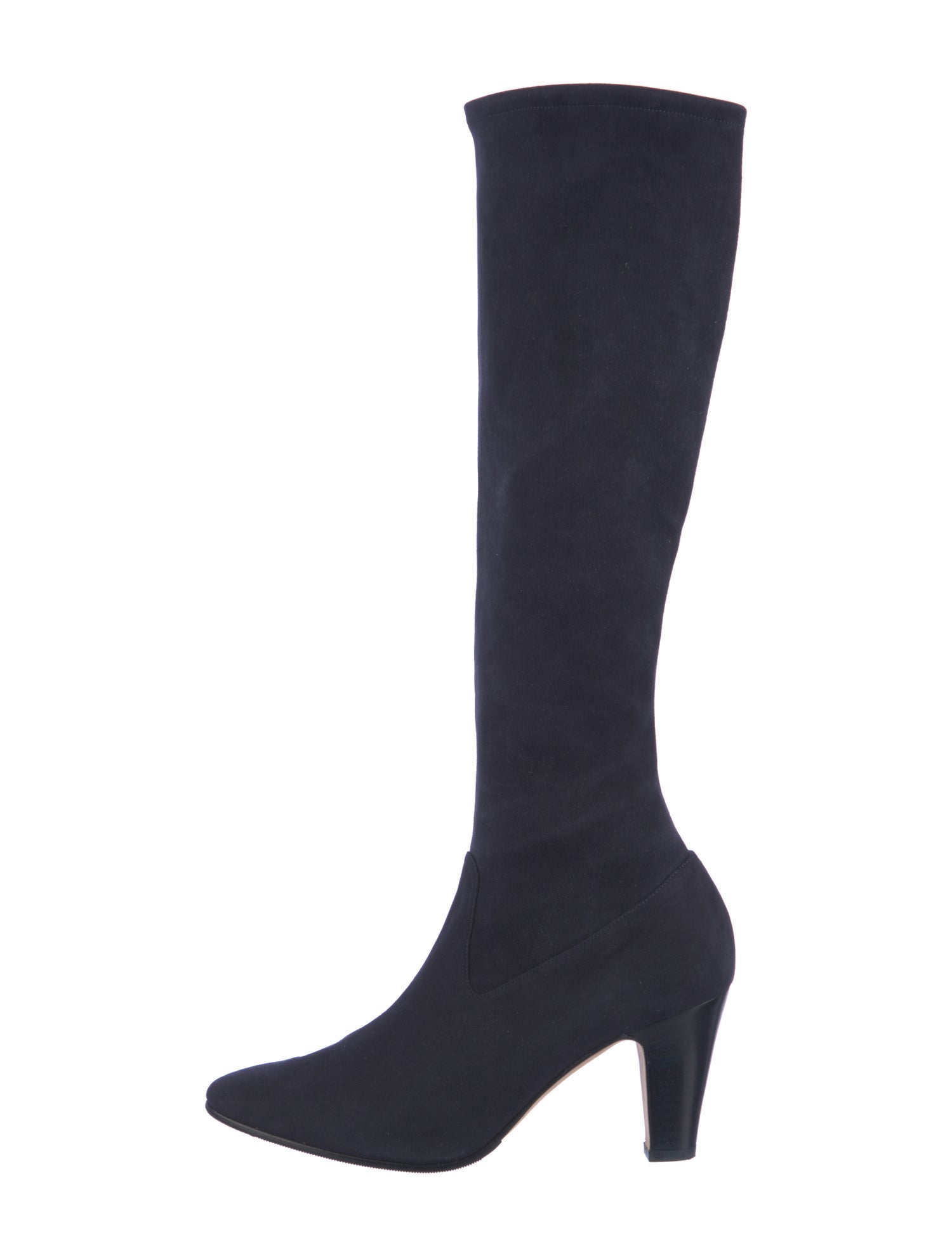 Manolo Blahnik Suede Sock Boots
