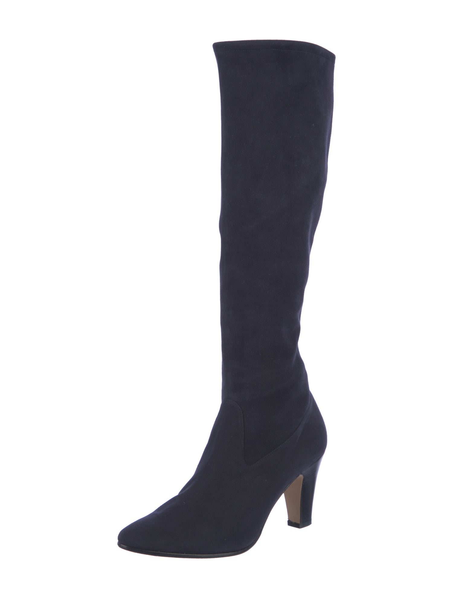 Manolo Blahnik Suede Sock Boots