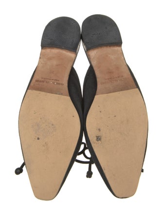 Manolo Blahnik Ballerimu Suede Mules
