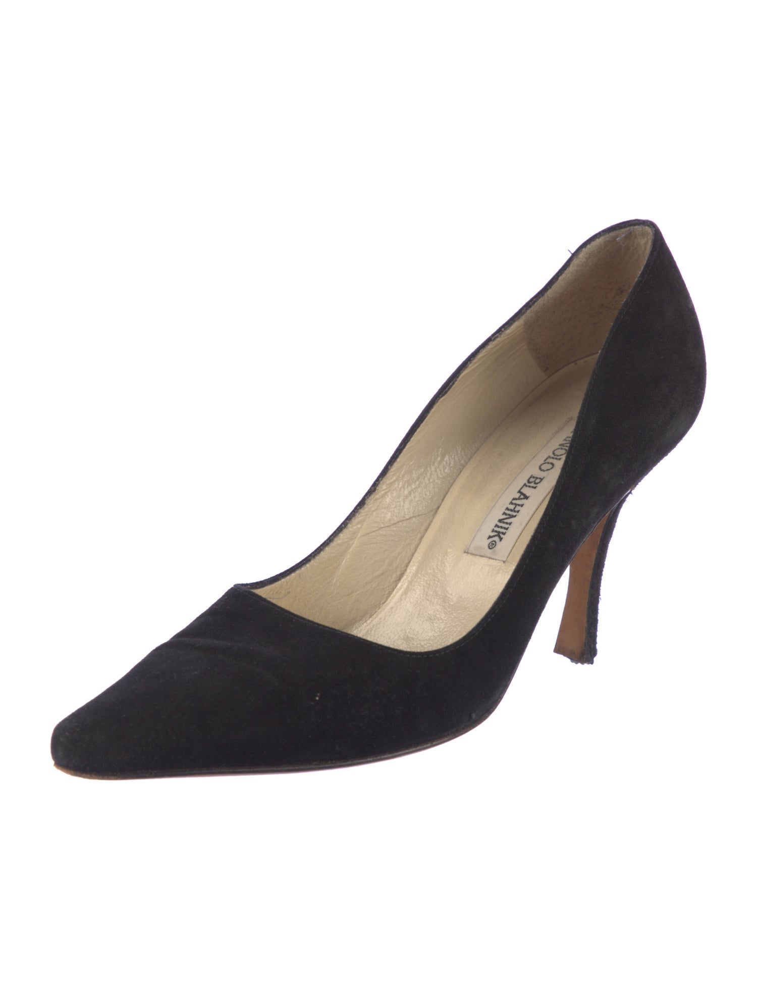 Manolo Blahnik Suede Pumps
