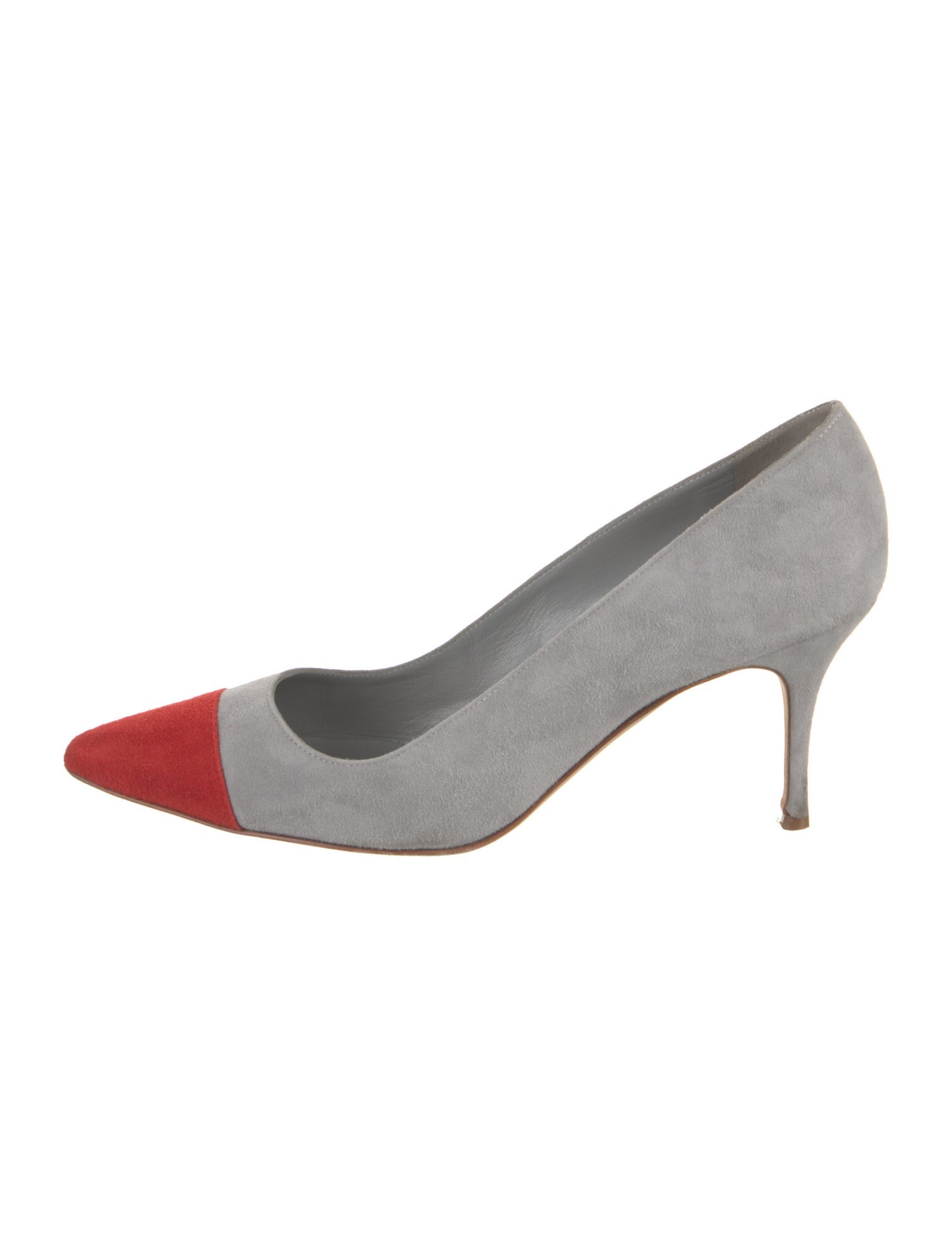 Manolo Blahnik Manolo Blahnik Bipunta Suede Pumps