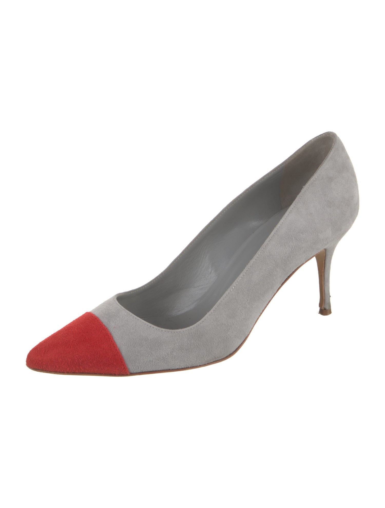 Manolo Blahnik Manolo Blahnik Bipunta Suede Pumps