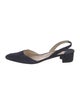Manolo Blahnik Aspro Suede Slingback Flats