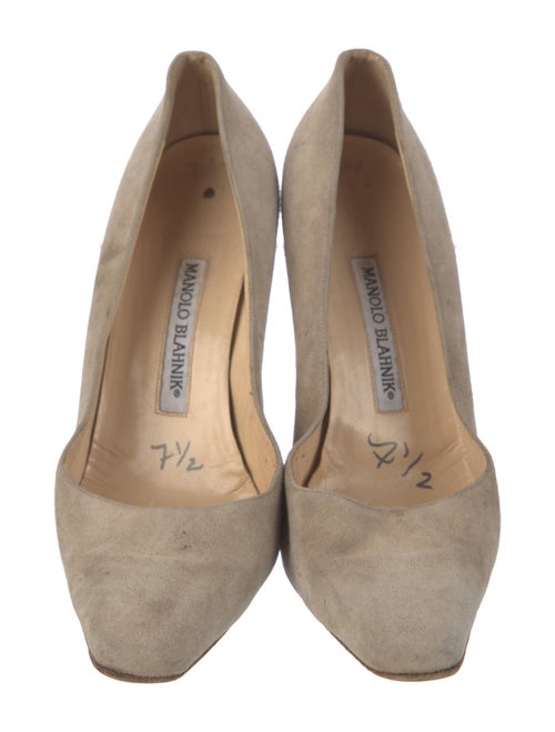 Manolo Blahnik Suede Pumps