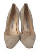 Manolo Blahnik Suede Pumps