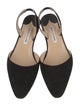 Manolo Blahnik Aspro Suede Slingback Flats