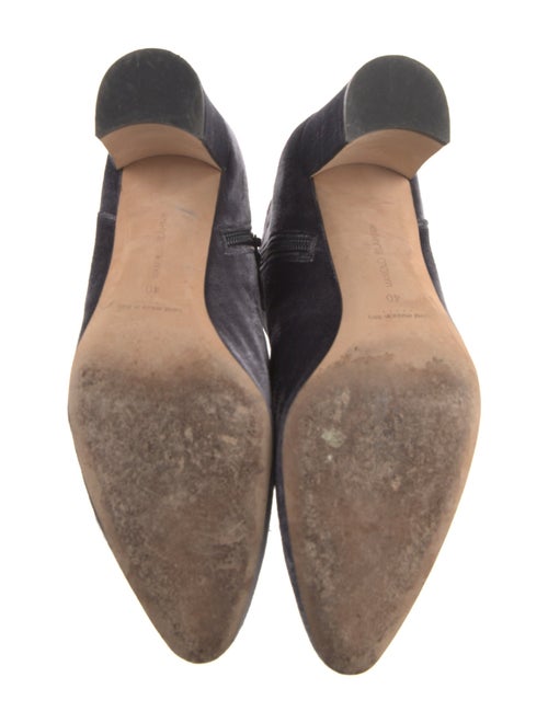 Manolo Blahnik Velvet Boots