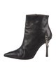 Manolo Blahnik Leather Chain-Link Accents Boots
