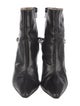 Manolo Blahnik Leather Chain-Link Accents Boots