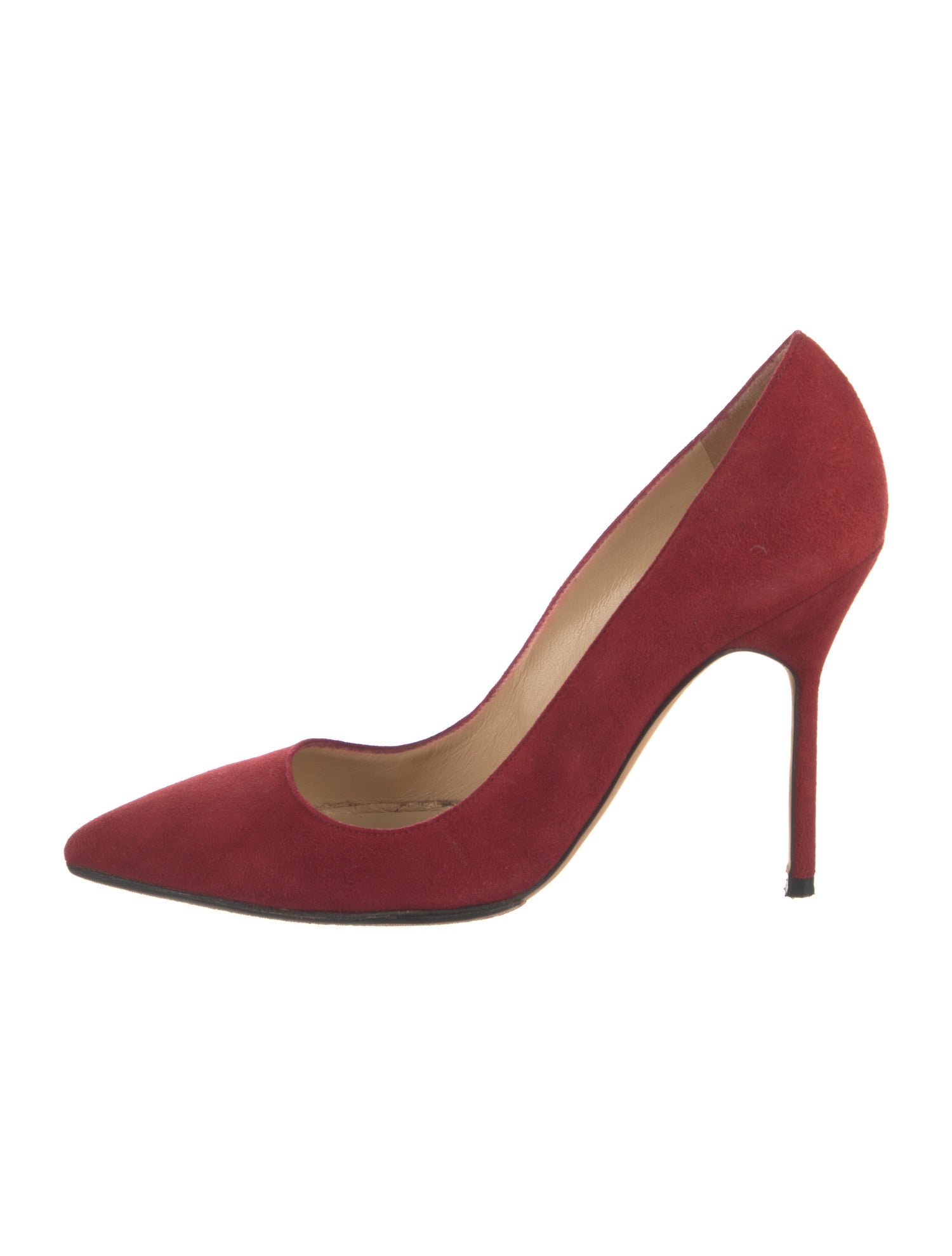 Manolo Blahnik Vintage Suede Pumps