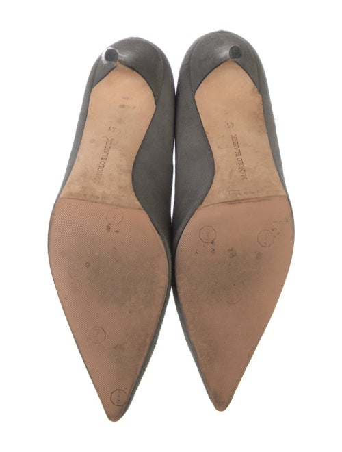 Manolo Blahnik BB 70 Suede Pumps