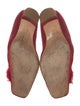 Manolo Blahnik Hangisi Satin Ballet Flats