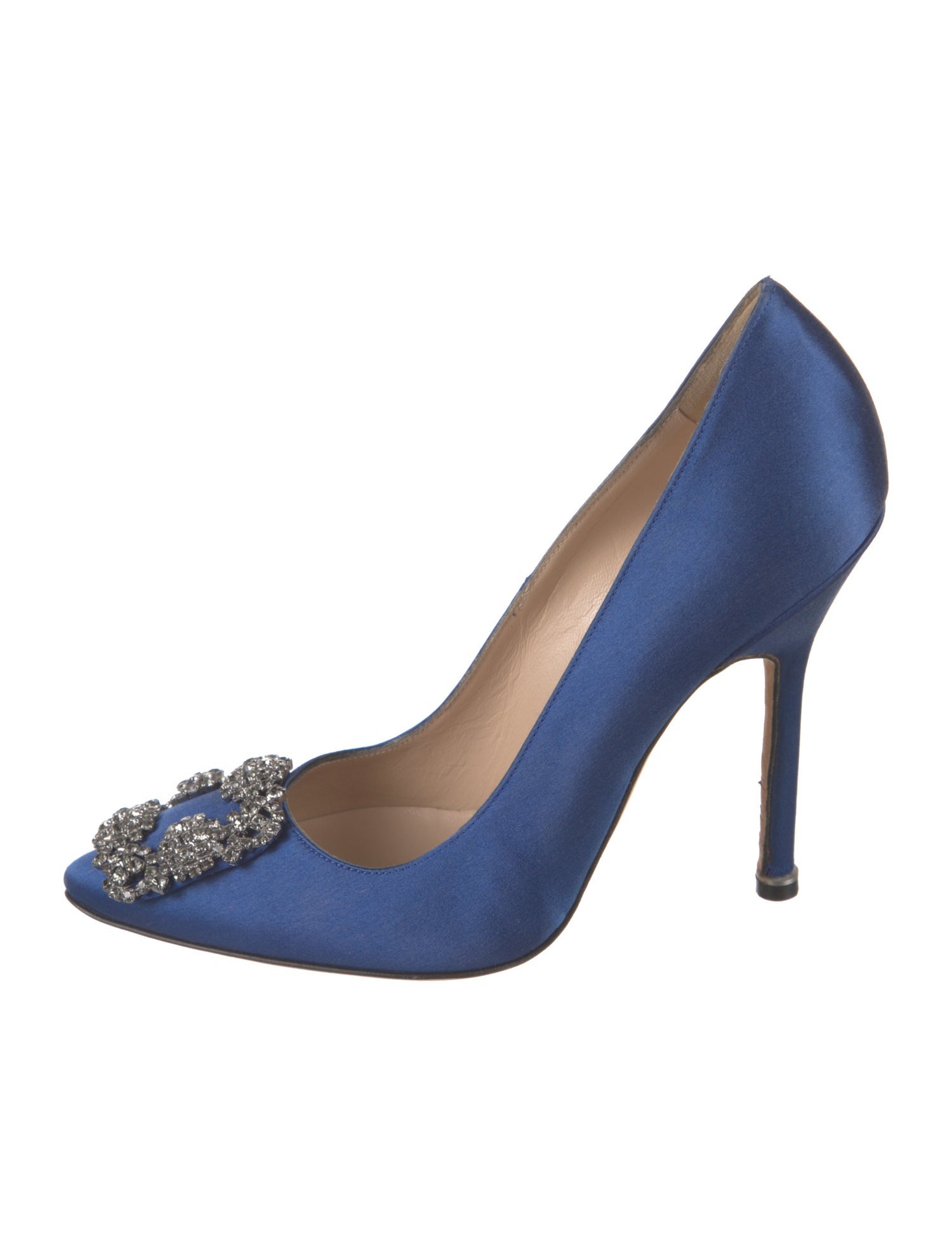 Manolo Blahnik Hangisi Satin Pumps