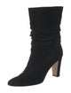 Manolo Blahnik Calasso Suede Slouch Boots
