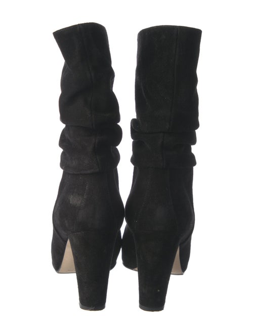 Manolo Blahnik Calasso Suede Slouch Boots