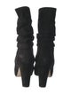 Manolo Blahnik Calasso Suede Slouch Boots