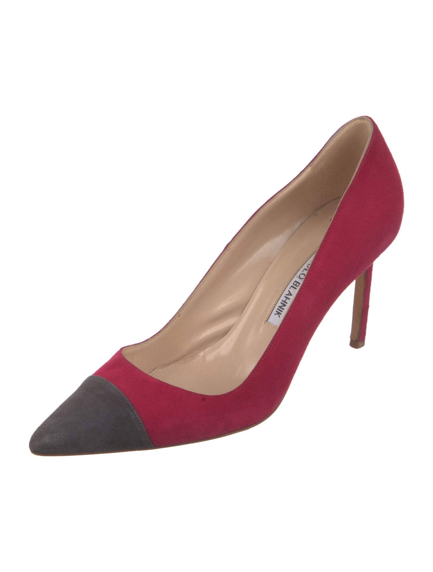 Manolo Blahnik Capcour Suede Pumps