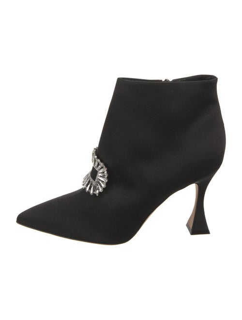 Manolo Blahnik Cantita Satin Boots