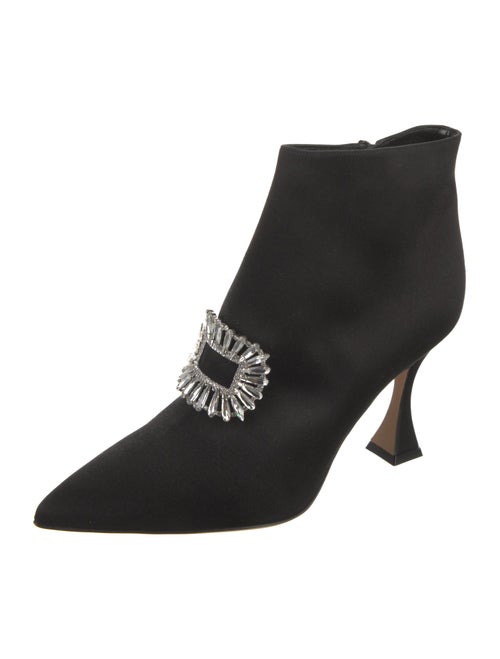 Manolo Blahnik Cantita Satin Boots