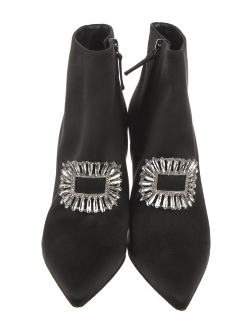 Manolo Blahnik Cantita Satin Boots