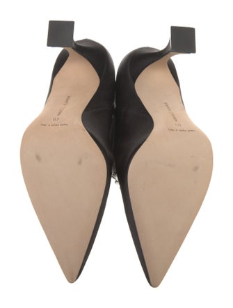 Manolo Blahnik Cantita Satin Boots