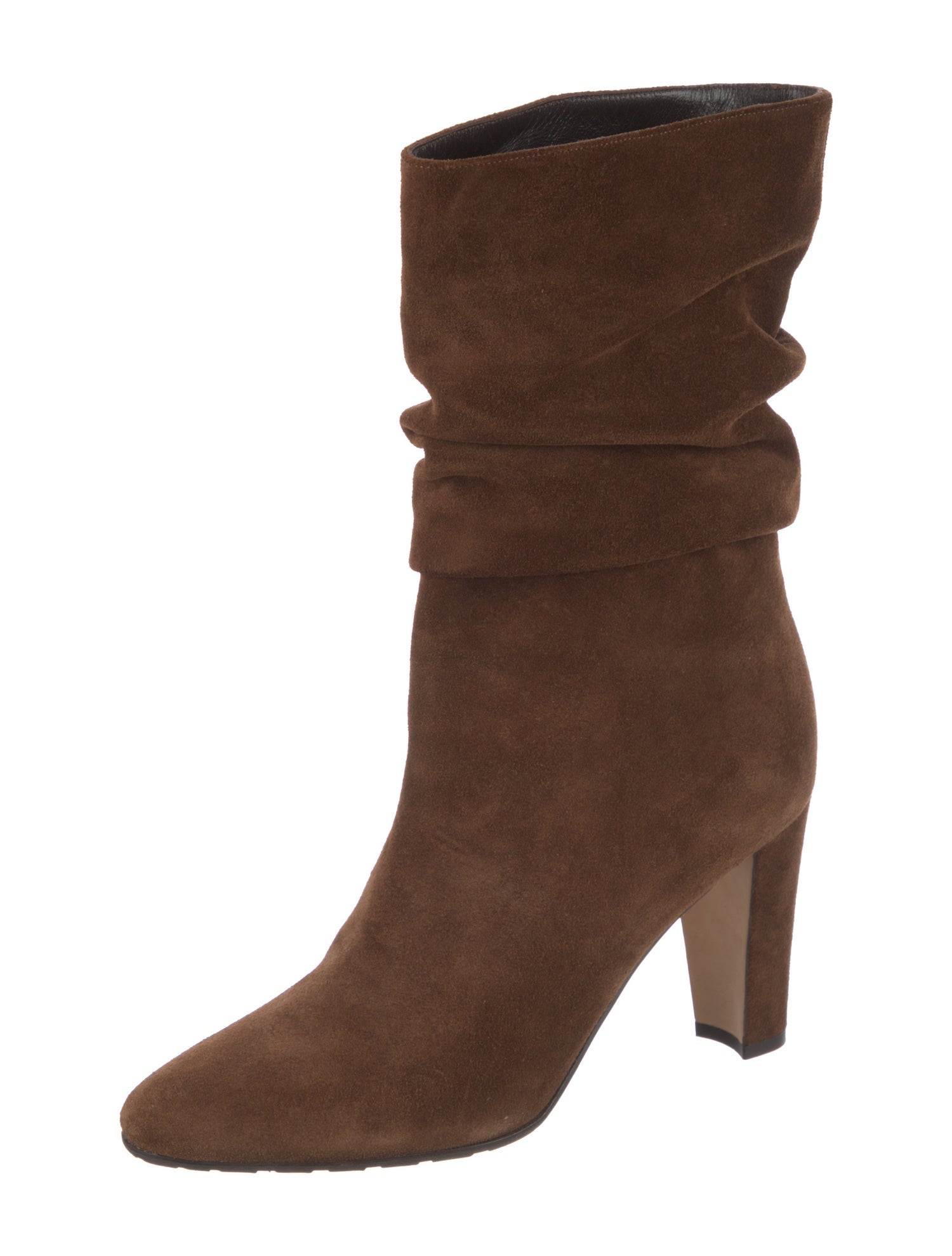 Manolo Blahnik Calasso Suede Slouch Boots