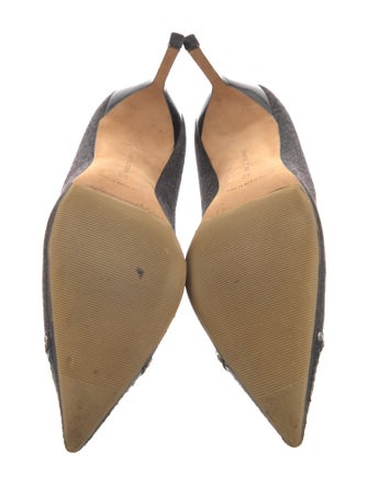 Manolo Blahnik Studded Accents Pumps