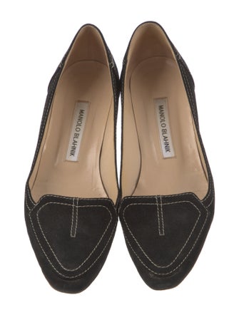 Manolo Blahnik Suede Pumps