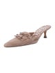Manolo Blahnik Suede Mules