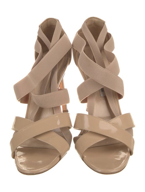 Manolo Blahnik Patent Leather Sandals