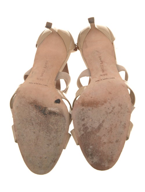 Manolo Blahnik Patent Leather Sandals